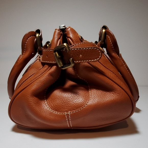 CHLOE Brown Leather Satchel Bag - Picture 4 of 8